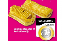 saucijzenbroodje of kroketbroodje