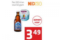 val dieu blond bier en bleu des moines kaas
