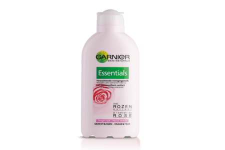 garnier essentials reinigingsmelk met rozen extract