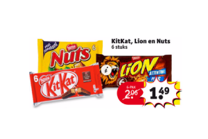 kitkat lion en nuts 6 pack
