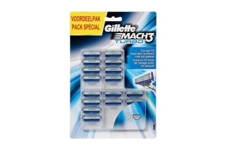 gillette mach 3 turbo scheermesjes voordeelpak