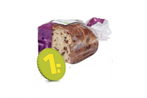 plus rozijnen  of krentenrozijnenbrood