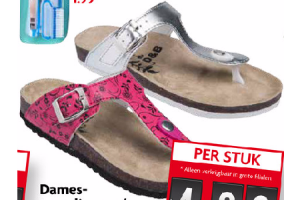 dames teenslippers