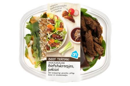 ah maaltijdsalade beef teriyaki