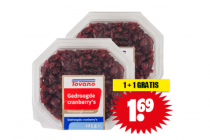 gedroogde cranberrys
