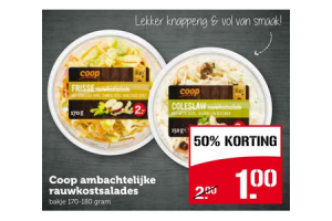 coop ambachtelijke rauwkostsalades