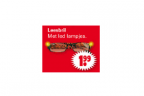 leesbril met ledlamjes