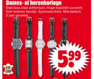 dames  of herenhorloge