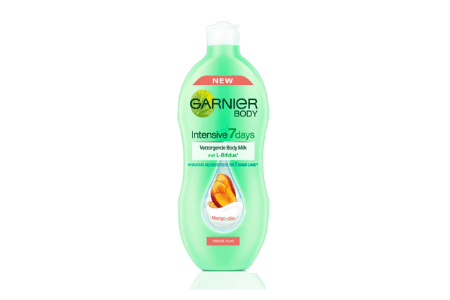 garnier intensive 7 days extra verzachtende lotion met mango olie voor de droge ruwe huid