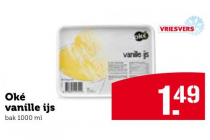 oke vanille ijs