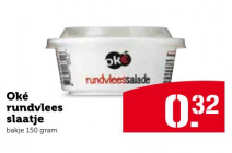 oke rundvlees slaatje