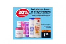 trekpleister hand  en bodyverzorging
