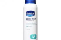 vaseline deo spray   active fresh
