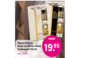 alyssa ashley musk en white musk cadeauset 50 ml