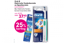 oral b elektrische tandenborstel en opzetborstels