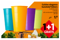 cuisine elegance kunststof bekers