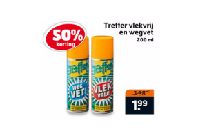 treffer vlekvrij en wegvet