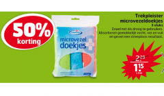 trekpleister microvezeldoekjes