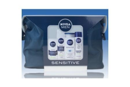 nivea geschenkverpakking sensitive toilettas