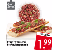 proef t verschil biefstuktapenade