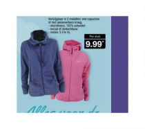 fleece damesjack