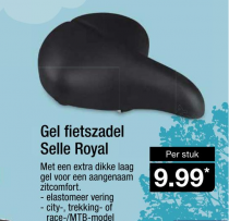 gel fietszadel selle royal