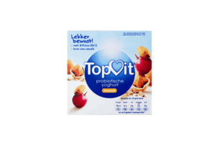 topvit probiotische yoghurt muesli 4x125g
