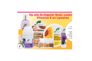 dr. organic snail lavendel vitamine e en lipbalms