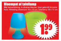 bloempot of tafellamp