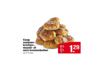 coop rozijnen  krenten  muesli of mini krentenbollen