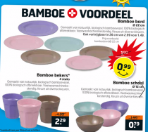 bamboe schaal 12 cm