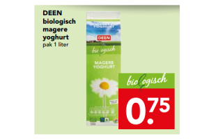 deen biologisch magere yoghurt