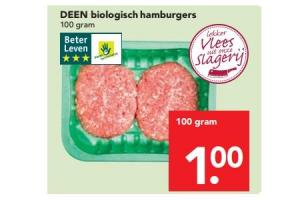 biologische hamburgers