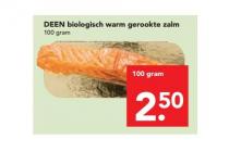 biologisch warm gerookte zalm