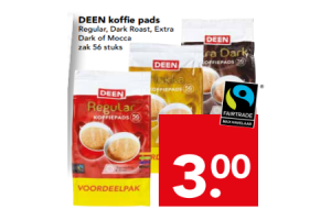 deen koffie pads