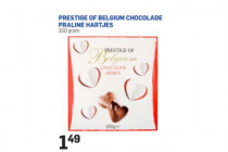 prestige of belgium chocolade praline hartjes