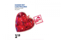 hanger met luxe pralines