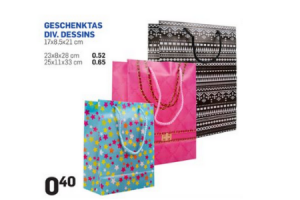 geschenktas div. dessins