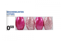 geschenklinten 4 stuks