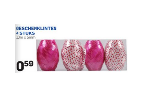 geschenklinten 4 stuks