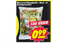 macaronispaghetti  nasi  of bamigroenten