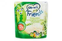 olvarit friends doperwtjes tongfilet dille 12 maanden