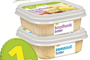 knoflook en zeezoutboter