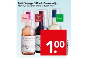 petit voyage 187 ml. franse wijn