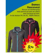 dames fleecevest