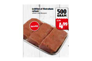 grillfilet of filetrollade culinair