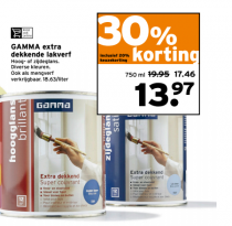 gamma extra dekkende lakverf