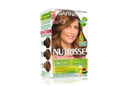 garnier nutrisse stralend blond goud parelmoer donkerblond 632