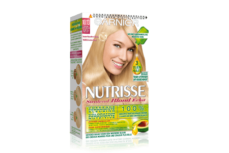 garnier nutrisse stralend zeer zeer licht asblond 1013
