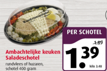 ambachtelijke keuken saladeschotel